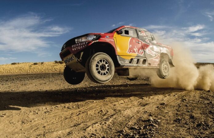 Toyota extreme testing near Upington, Northern Cape