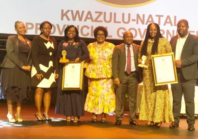 Durban ICC receiving the Premiers Excellence Awards