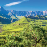 Drakensberg mountain range South Africa