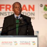Executive Mayor Herman Mashaba at the African Construction and Totally Concrete Expo 2018