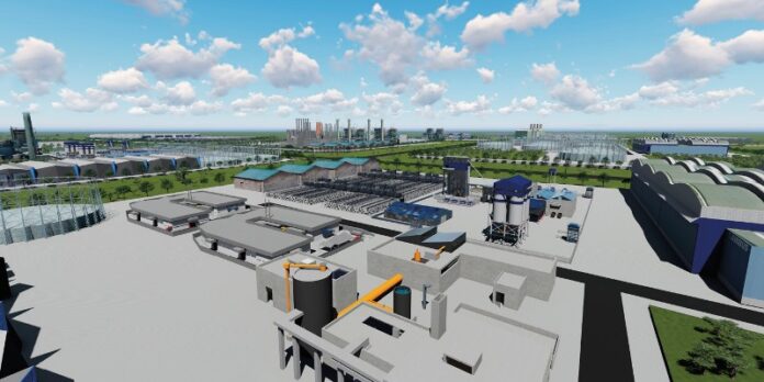 3D Factory View - Eco-Industrial park