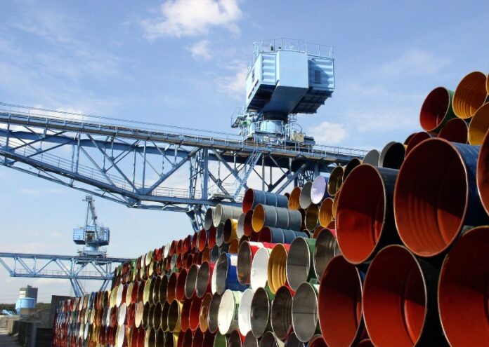 Oil Barrels - Harbour Crane - Oil Industry