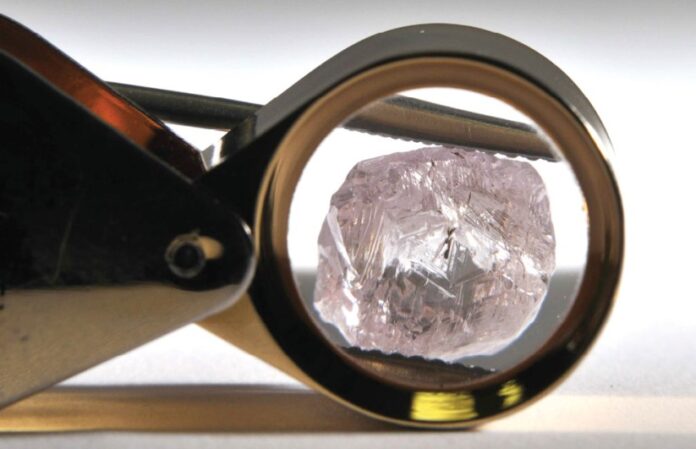 Pink diamond - Petra Diamonds - Koffiefontein mine - Free State