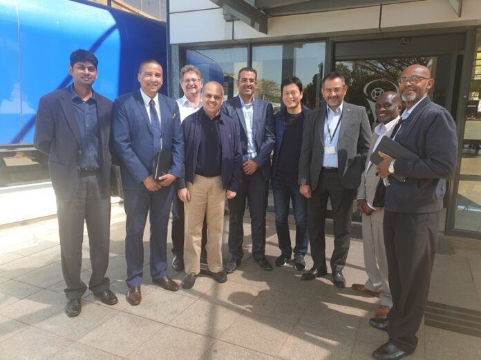 The Egyptian delegation