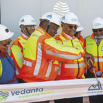 President Cyril Ramaphosa and Vedanta chairman Anil Agarwal – Gamsberg