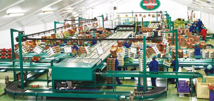 Westfalia fruit warehouse