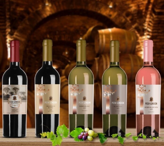 Posh London Wines Product Range