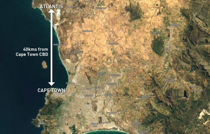 Atlantis Map from Cape Town