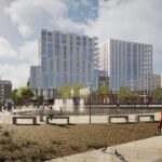 A new town centre in the making with quality public spaces