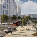 A new town centre in the making with quality public spaces